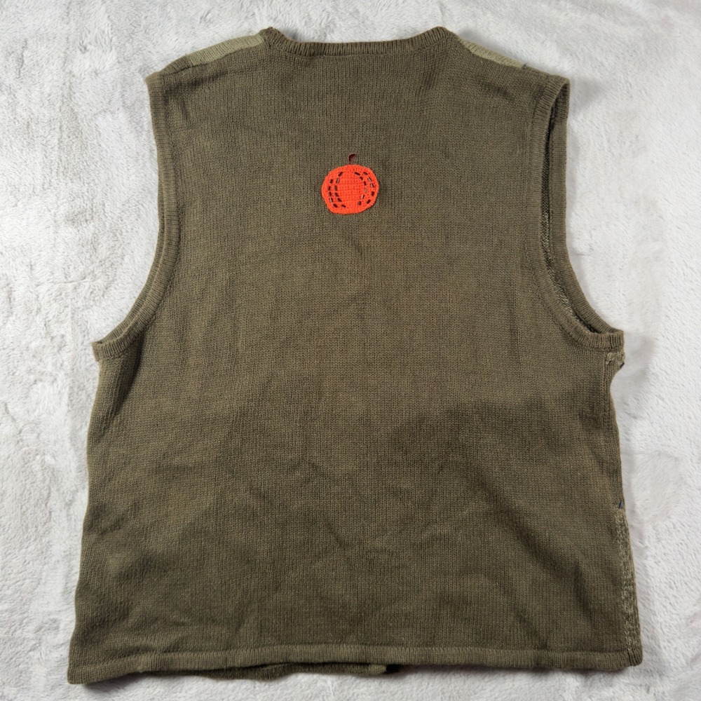 Bobbie Brooks Vintage Fall Patchwork Sweater Vest… - image 7